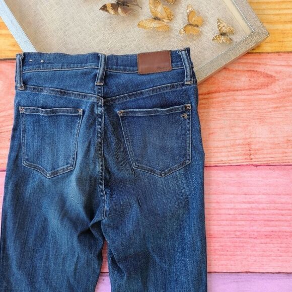 Madewell Blue 10" High Rise‎ Skinny Ankle Jeans 27 Classic Casual - Picture 7 of 9